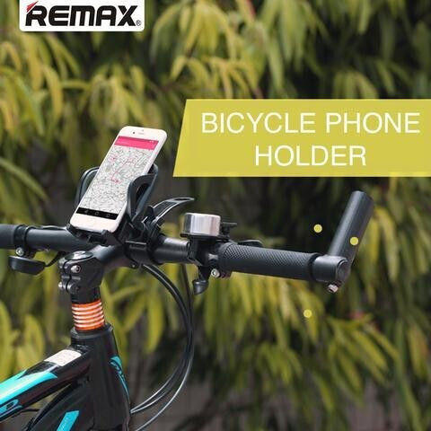 Remax Βάση Στήριξης Ποδηλάτου για Κινητό Black/Grey