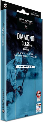 Diamond Glass Edge 5D Gehärtetes Glas Schwarz (Galaxy S21 5G)