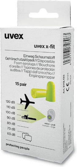 Uvex Ωτοασπίδες σε Πράσινο Χρώμα 2τμχ