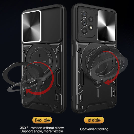 Techsuit Back Cover Metallic Black (Galaxy A52 / A52s)
