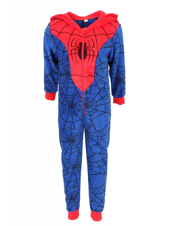 Spiderman Pijama întreagă pentru copii Albastru