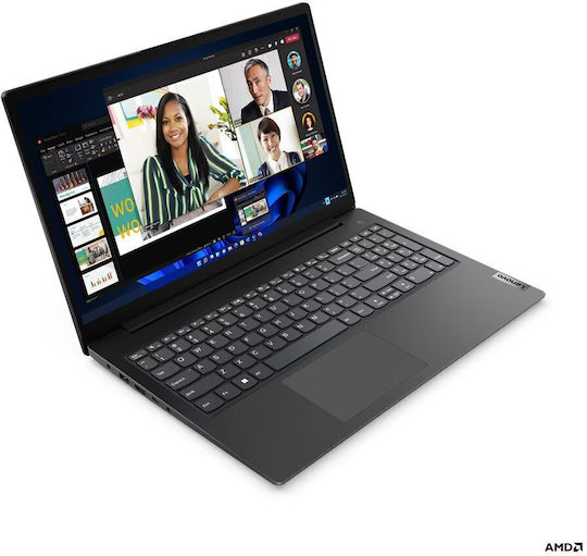 Lenovo V15 G4 AMN 15.6" FHD (Ryzen 3-7320U/8GB/256GB SSD/W11 Pro) Negru de afaceri (Tastatură ES)