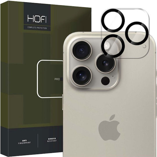 Hofi Cam Pro+ Camera Protection Tempered Glass Transparent for the iPhone 16 Pro, iPhone 16 Pro Max