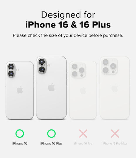 Ringke Frame Protector Προστασία Κάμερας Tempered Glass Μαύρο για το iPhone 16, iPhone 16 Plus