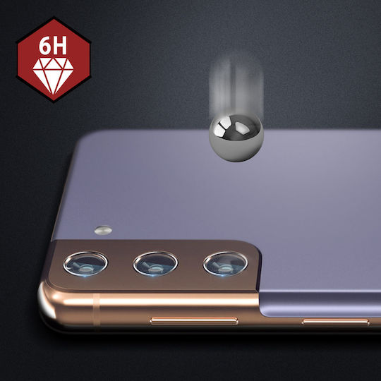 3MK Lens Flexible Glass Προστασία Κάμερας Tempered Glass Διάφανο για το Galaxy S21 5G