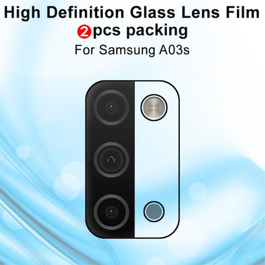 Imak Lens 2τμχ Προστασία Κάμερας Tempered Glass για το Galaxy A03s