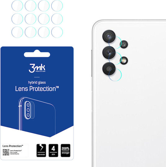 3MK FG Lens Flexible Glass Film Prοtector Προστασία Κάμερας Tempered Glass Διάφανο για το Galaxy A32 5G
