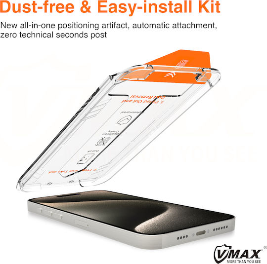 Kameraschutz Gehärtetes Glas Transparent für das iPhone 15 Pro Max