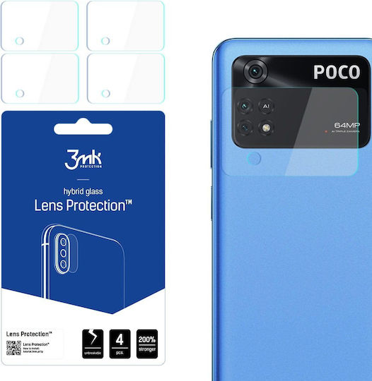 3MK Lens Camera Protection Tempered Glass Transparent for the POCO M4 Pro