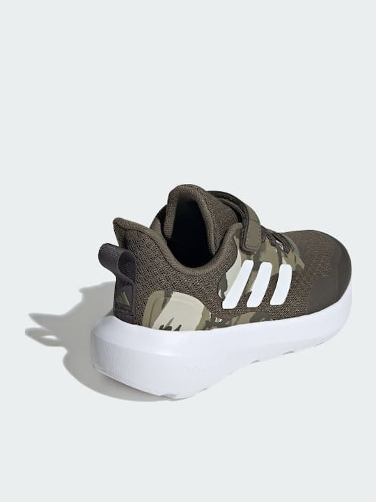 Fortarun Fortarun 3.0 Kids Sports Shoes Running with Hoop & Loop Closure Olive Strata / Cloud White / Shadow Olive