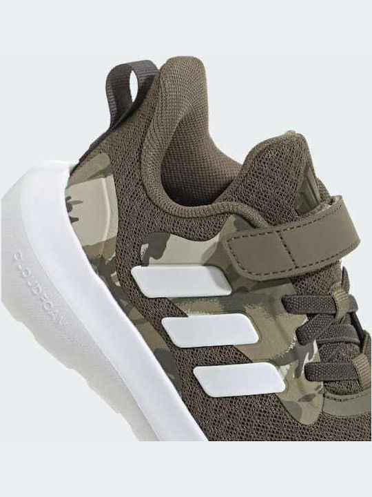 Fortarun Fortarun 3.0 Kids Sports Shoes Running with Hoop & Loop Closure Olive Strata / Cloud White / Shadow Olive