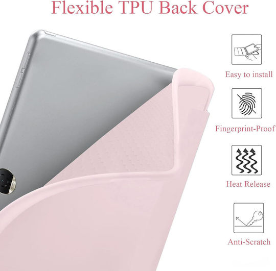 Husa Ultra Slim Pentru Oneplus Pad 2 12.1" Silicon Tpu Smart Cover Roz