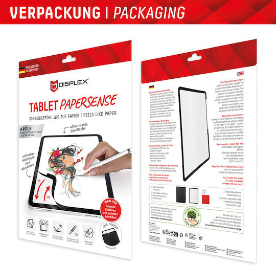 Displex Screen Protector (iPad 2019/2020/2021 10.2" - iPad 2019/2020/2021 10.2") Negru
