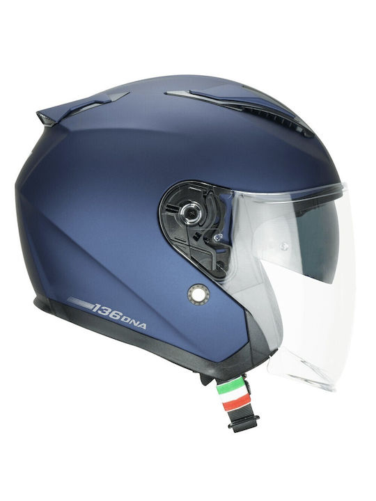 CGM 136 DNA Motorcycle Helmet Jet ECE 22.06 1450gr with Sunvisor