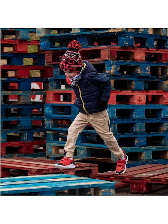Παιδικά Sneakers με Σκρατς Κόκκινα