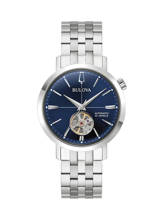 Bulova Uhr Batterie mit Silber Metallarmband 96A320