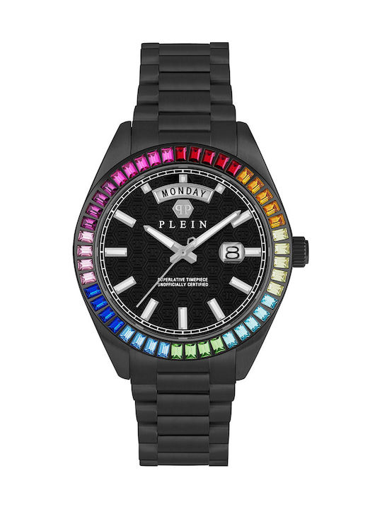 Philipp Plein Uhr Batterie mit Metallarmband Philipp Plein Uhr Batterie mit Metallarmband