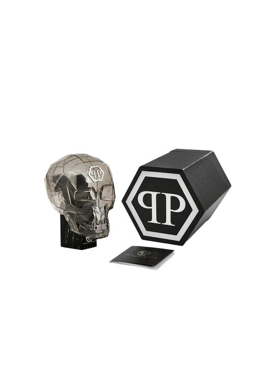 Philipp Plein The Skull Men's Watch Battery with Blue Rubber Strap