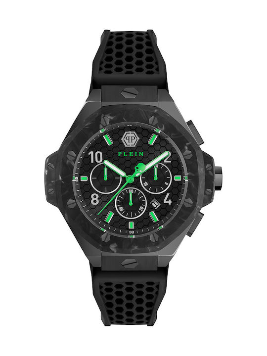 Philipp Plein Uhr Batterie mit Kautschukarmband Philipp Plein Uhr Batterie mit Kautschukarmband