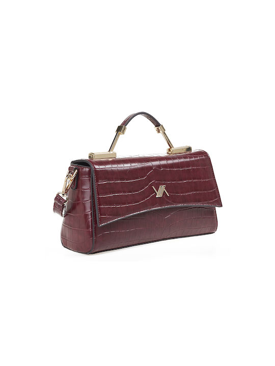 Verde Women's Bag Shoulder Burgundy