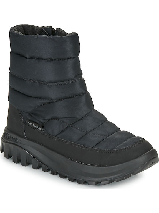 Snow Boots with Zipper Snowtrot Mid Black