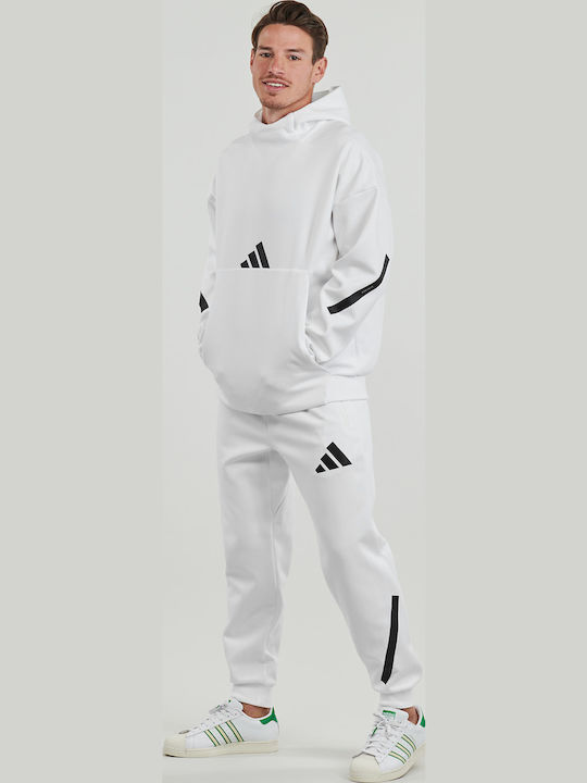 Z.N.E. Football Sweatpants with Elastic White