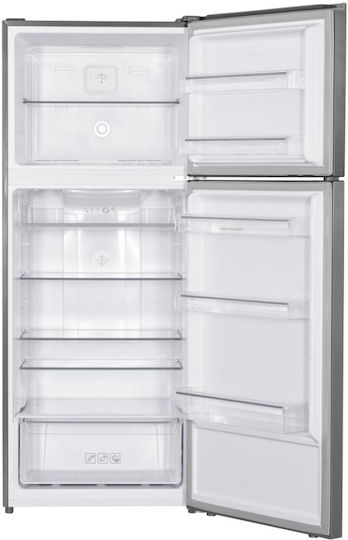 Heinner Combină frigorifică 415lt NoFrost Î178xL70xA68cm. Inox HF-HM415NFSE++