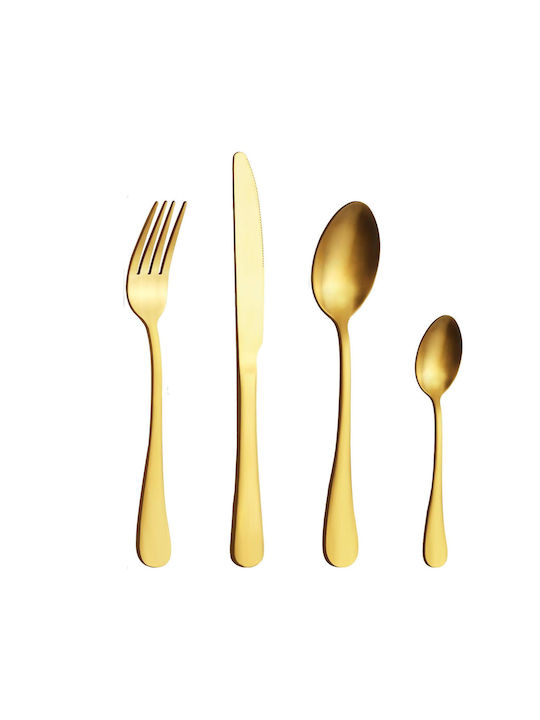 Saray Home Cutlery Set Stainless Gold 24pcs