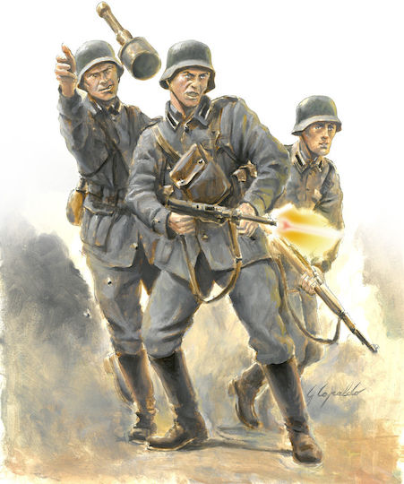 Italeri 1:56 Wwii German Infantry