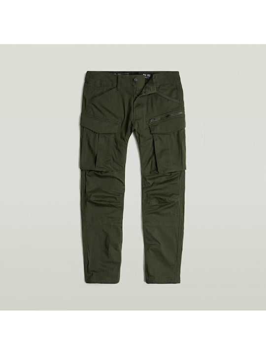 Rovic Trousers Cargo Elastic in Regular Fit Khaki
