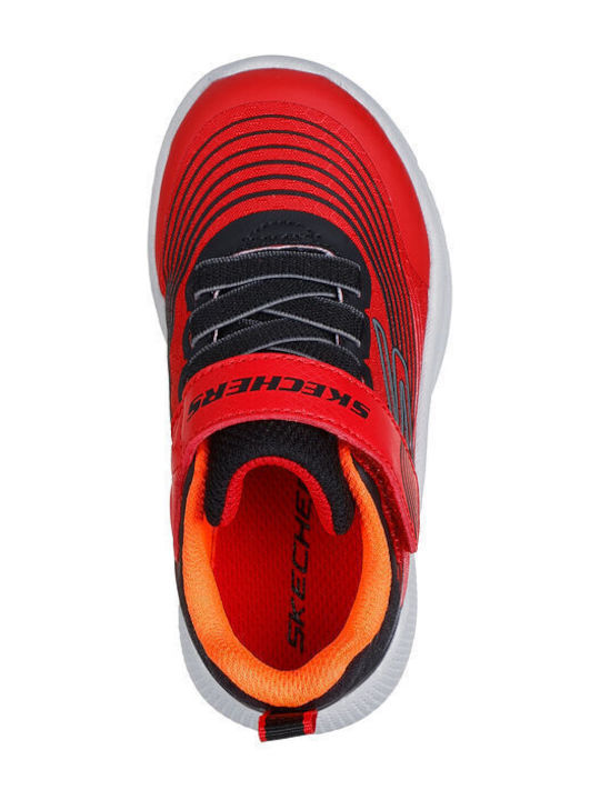Microspec Παιδικά Sneakers με Σκρατς Κόκκινα