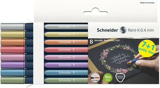 Schneider Markers 0.4mm Colorful 8pcs (Μiscellaneous Colours)