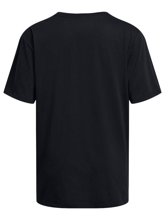 Campus Collection Damen Sportlich Oversized T-Shirt Schwarz