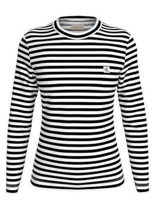 Calvin Klein Pullover Black / Bright White J20J224549-0GO