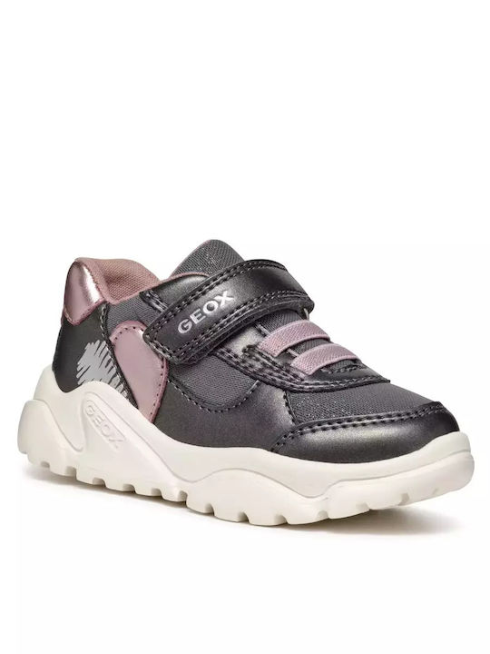 Geox Kinder-Sneaker Anatomisch Gray