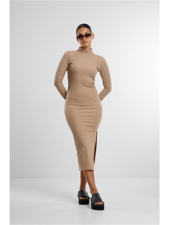 Urban Classics Ladies Dress Beigemelange