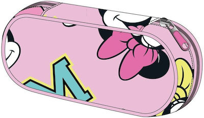 Minnie Mouse Pencil Case with 1 Compartment Pink