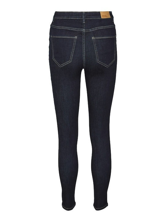 Vero Moda Femei Tesatura Pantaloni cu Croială Skinny Dark blue