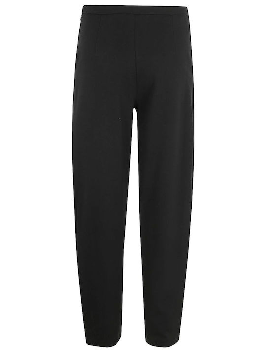 Emporio Armani Women's Fabric Trousers Black