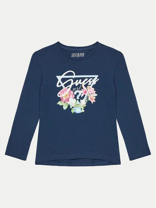 Guess Children's Blouse Long Sleeve Secret Blue