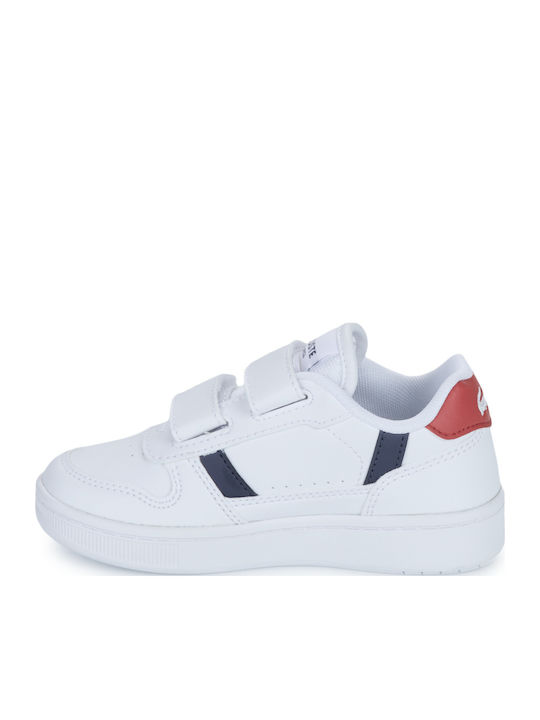 T-clip Kids Sneakers with Scratch White