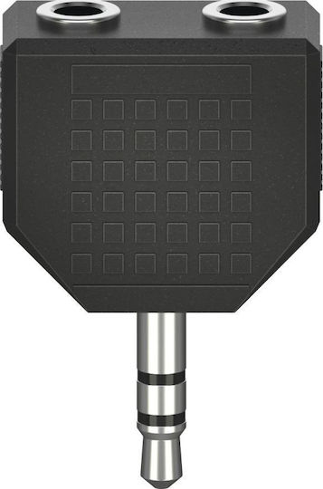 HAMA Convertor 3.5mm masculin în 3.5mm 2x femelă 1buc (00205191)