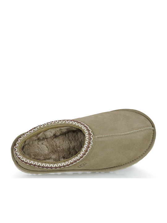 Tasman Winter Women's Slippers with Fur Brown