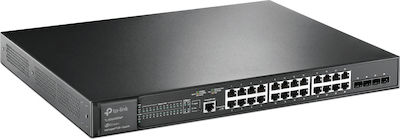 TP-LINK TL-SG3428XMP v2.2 Managed L2 PoE+ Switch with 24 Ethernet Ports and 4 SFP Ports