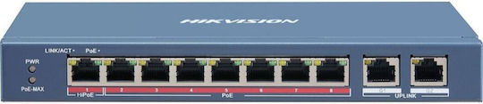 Hikvision Managed L2 PoE+ Switch with 10 Gigabit (1Gbps) Ethernet Ports