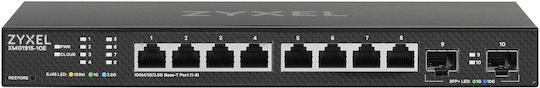 Zyxel XMG1915-10E Managed L2 Switch με 8 Θύρες Gigabit (1Gbps) Ethernet και 2 SFP Θύρες