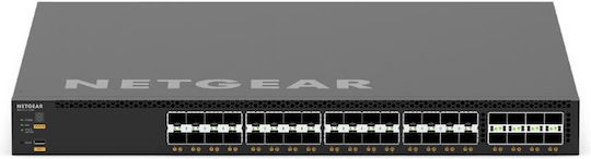 NetGear XSM4340FV-100NES Managed L3 Switch με 32 Θύρες Gigabit (1Gbps) Ethernet και 8 SFP Θύρες