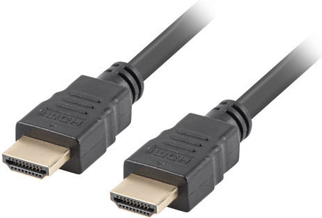 Lanberg Cablu HDMI 1.4 High Speed 1080p 120Hz HDMI de Sex Masculin - HDMI de Sex Masculin 1.8m Negru