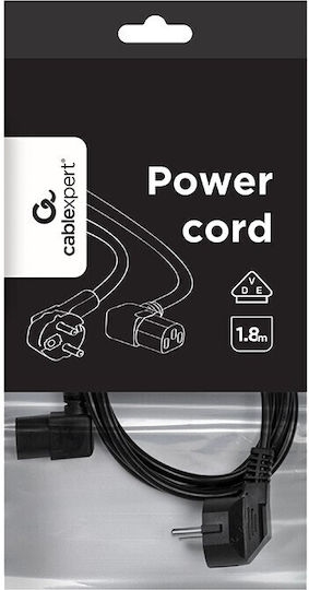 Cablexpert Schuko - IEC C13 Cable 1.8m Μαύρο PC-186A-VDE