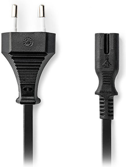 Nedis Euro - IEC C7 Cable 2m Μαύρο CEGT11040BK20
